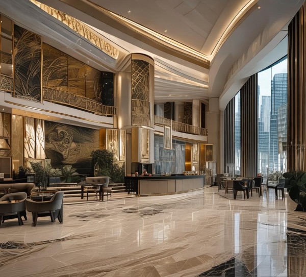 高端文化与服务融合的万豪酒店